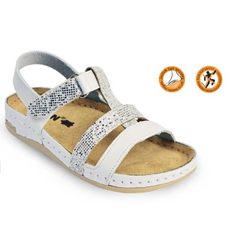 LEON DEČIJE SANDALE 805 BELA SJAJ